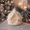 Christmas House Soy Candle - Festive Holiday Home Decor